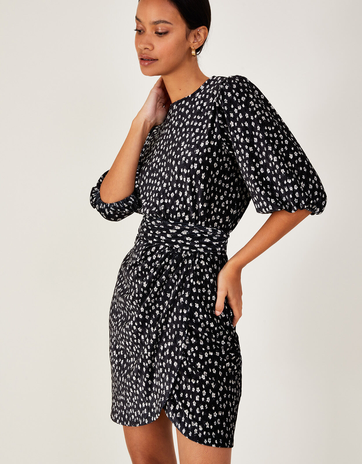 Monsoon ditsy sale dress