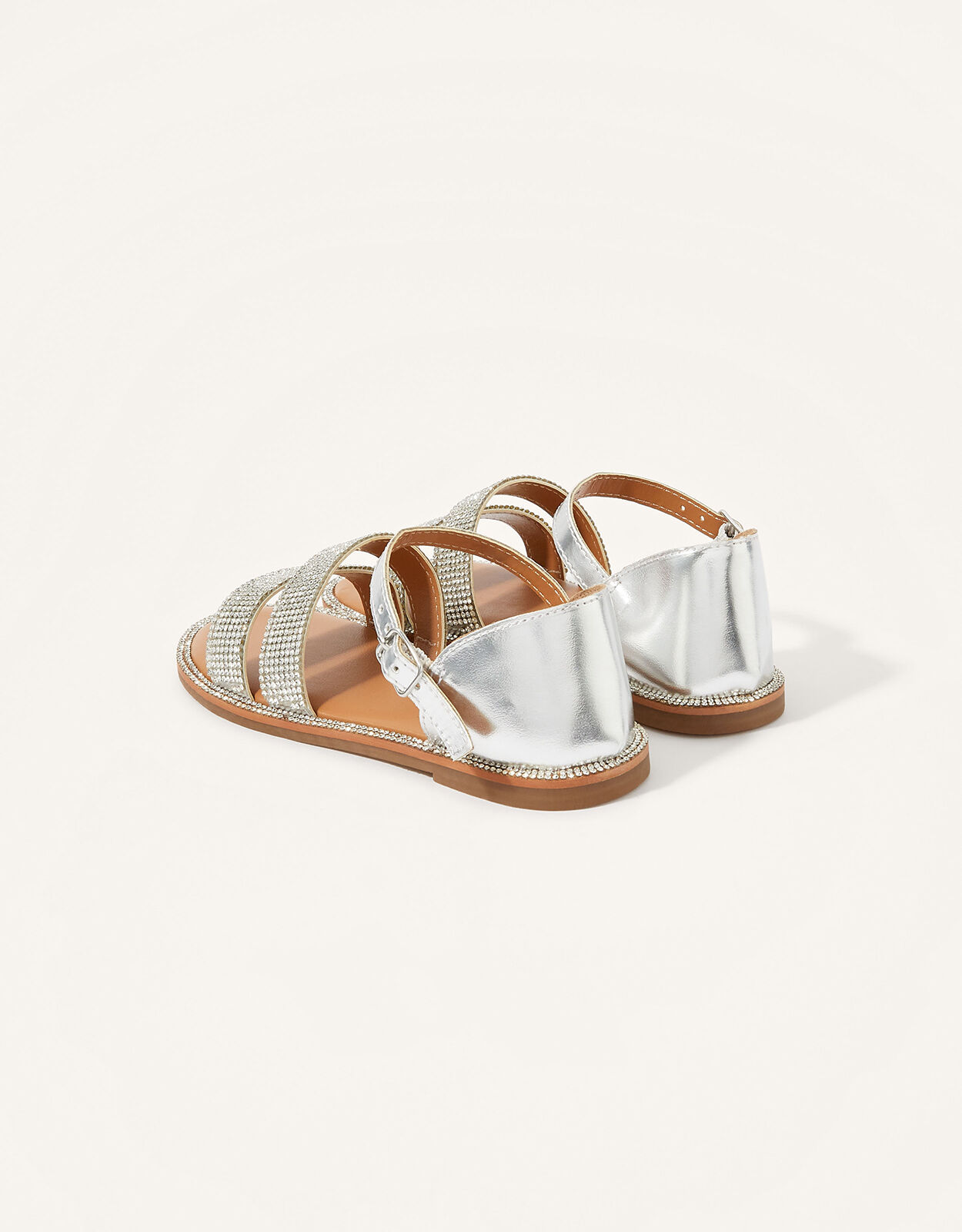 Girls diamante sandals online