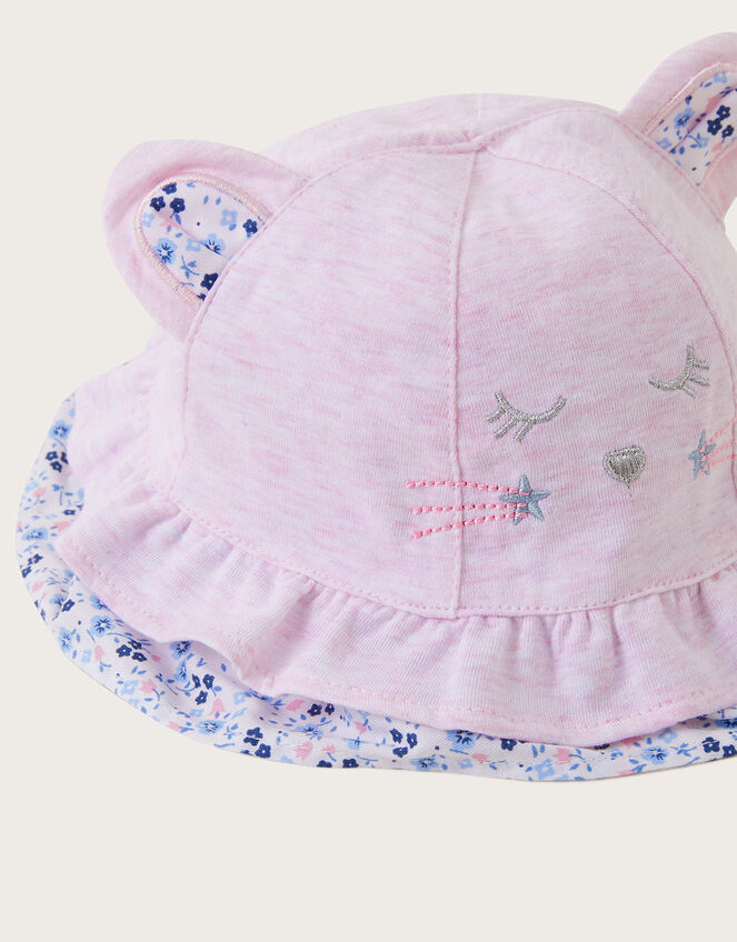 Baby Novelty Kitty Bucket Hat, Multi (MULTI), large