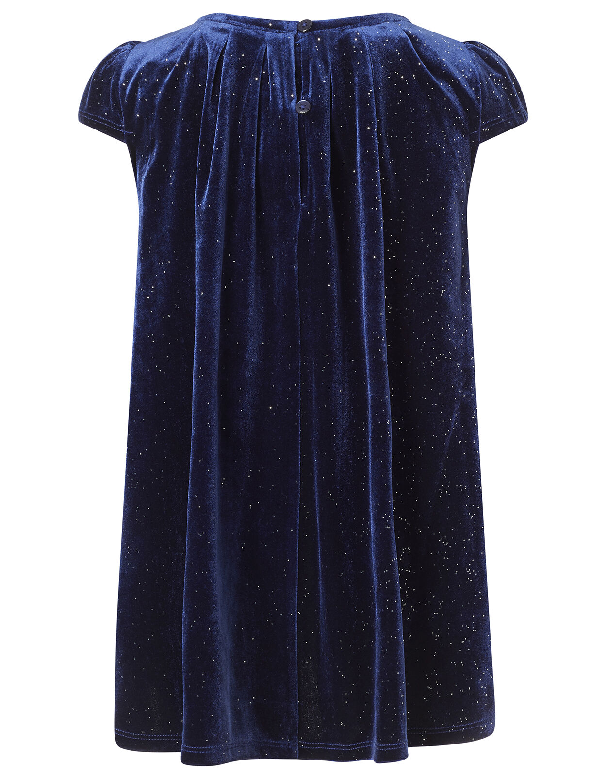 monsoon blue velvet dress