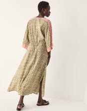 Elma Print Midi Beach Dress, Green (KHAKI), large