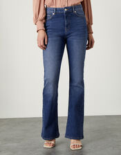 Denim Flare Jeans, Blue (DENIM BLUE), large