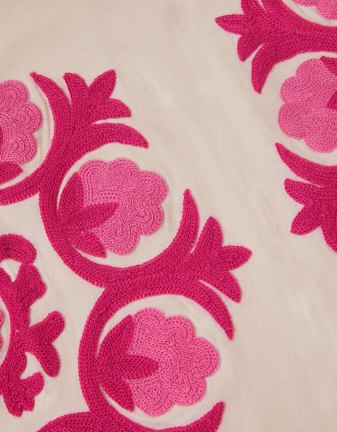 Chain Stitch Long Sleeve Top, Ivory (IVORY), large