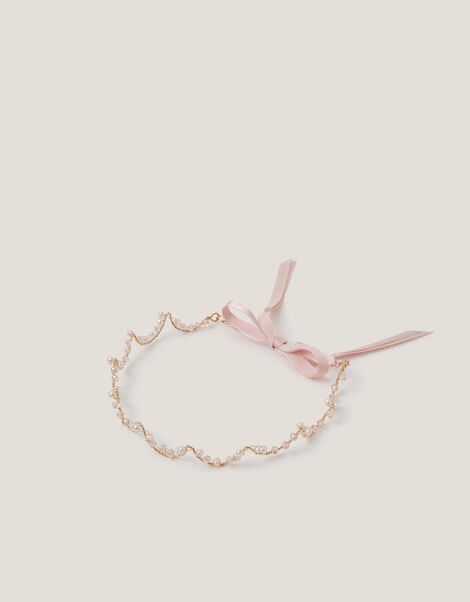 Bead Embellished Wire Crown, , large