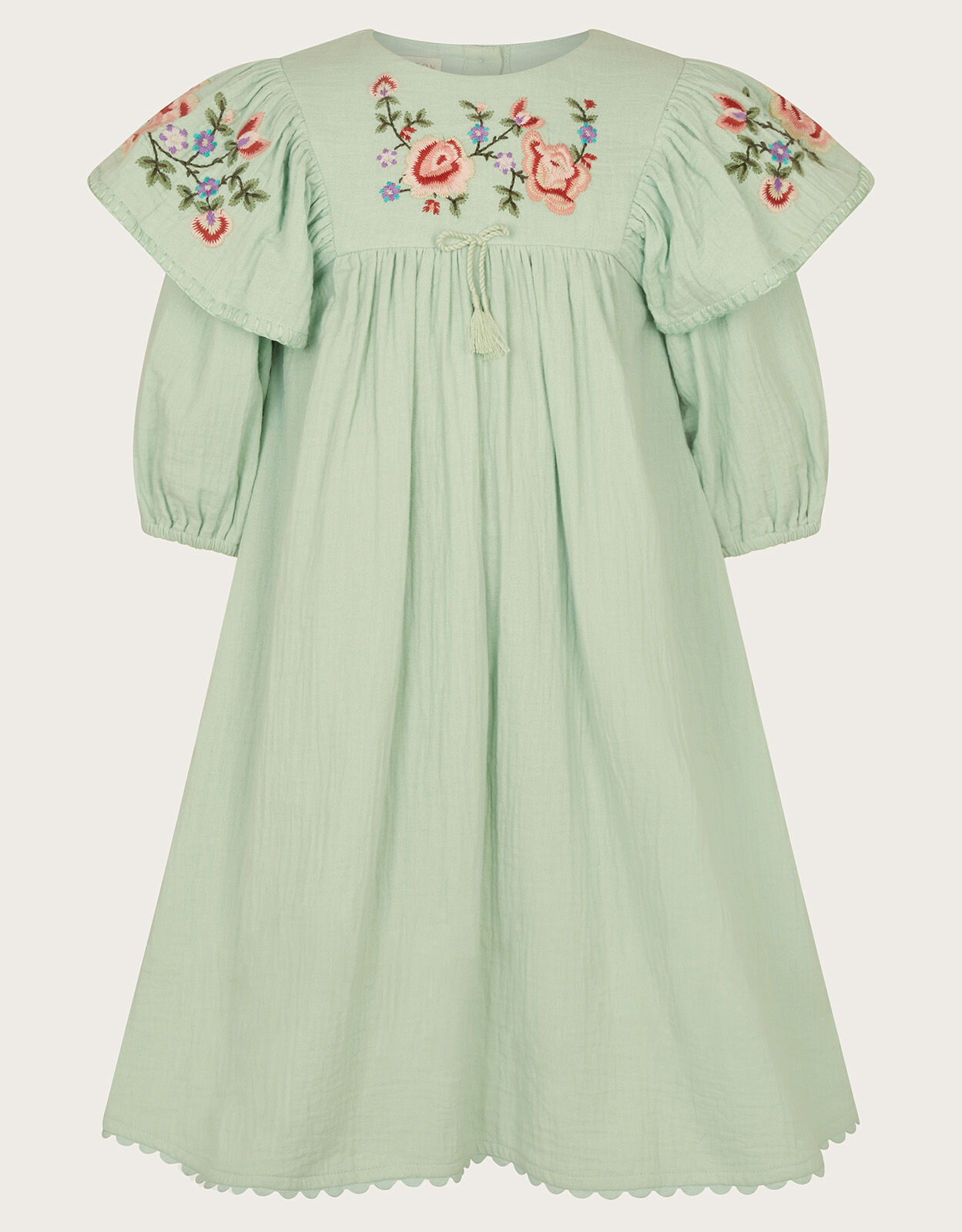 Embroidered dress boutique discount
