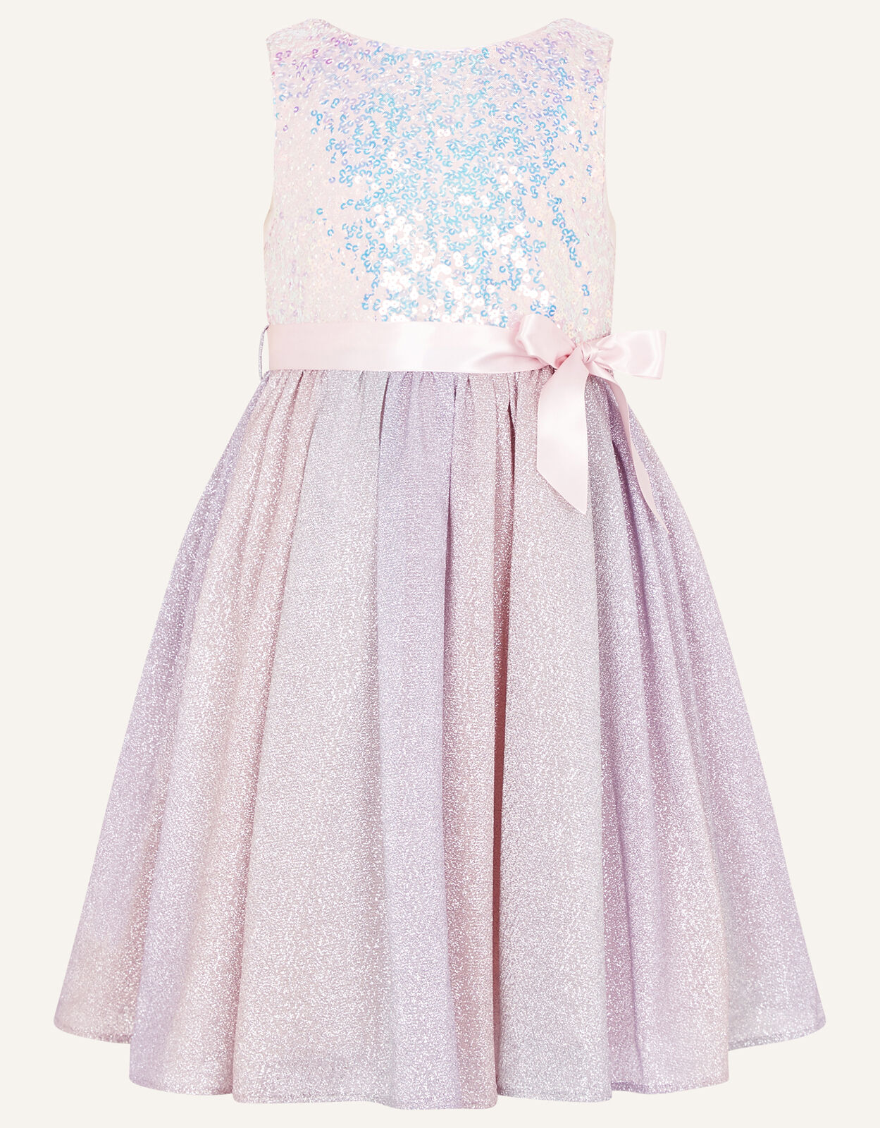 Rainbow Ombre Sequin Dress Multi