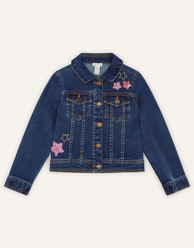 Unicorn Denim Jacket, Blue (BLUE), large