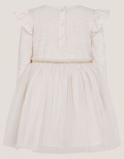 Baby Bear Tulle Disco Dress, Ivory (IVORY), large