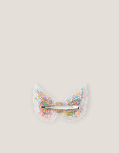 Confetti Butterfly Hair Clip, , large