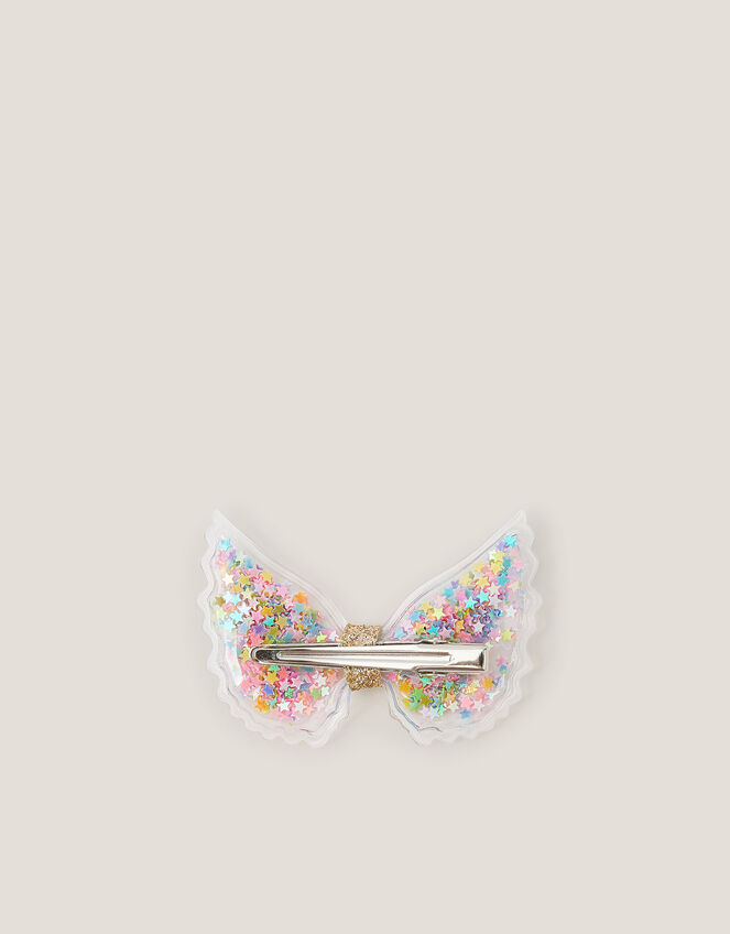 Confetti Butterfly Hair Clip, , large