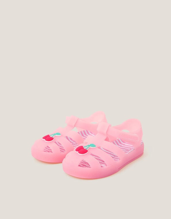 Baby Cherry Jelly Sandals, Pink (PINK), large