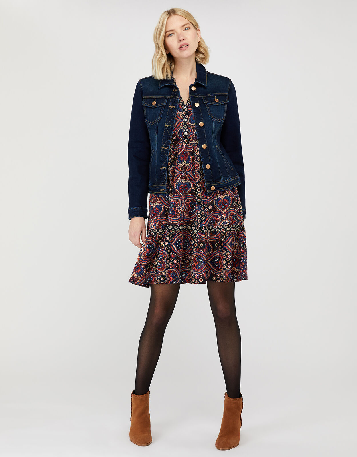 Monsoon dani denim jacket top