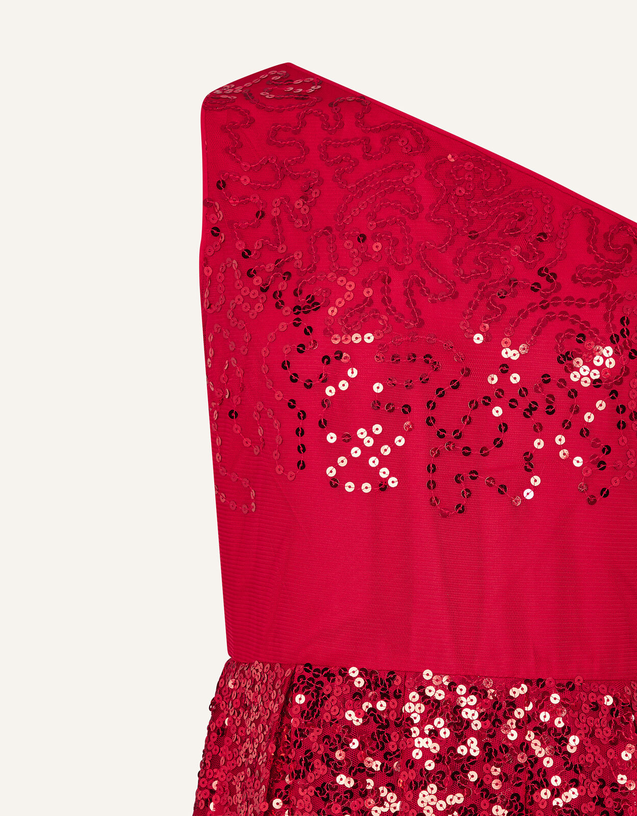 Monsoon red sequin dress online