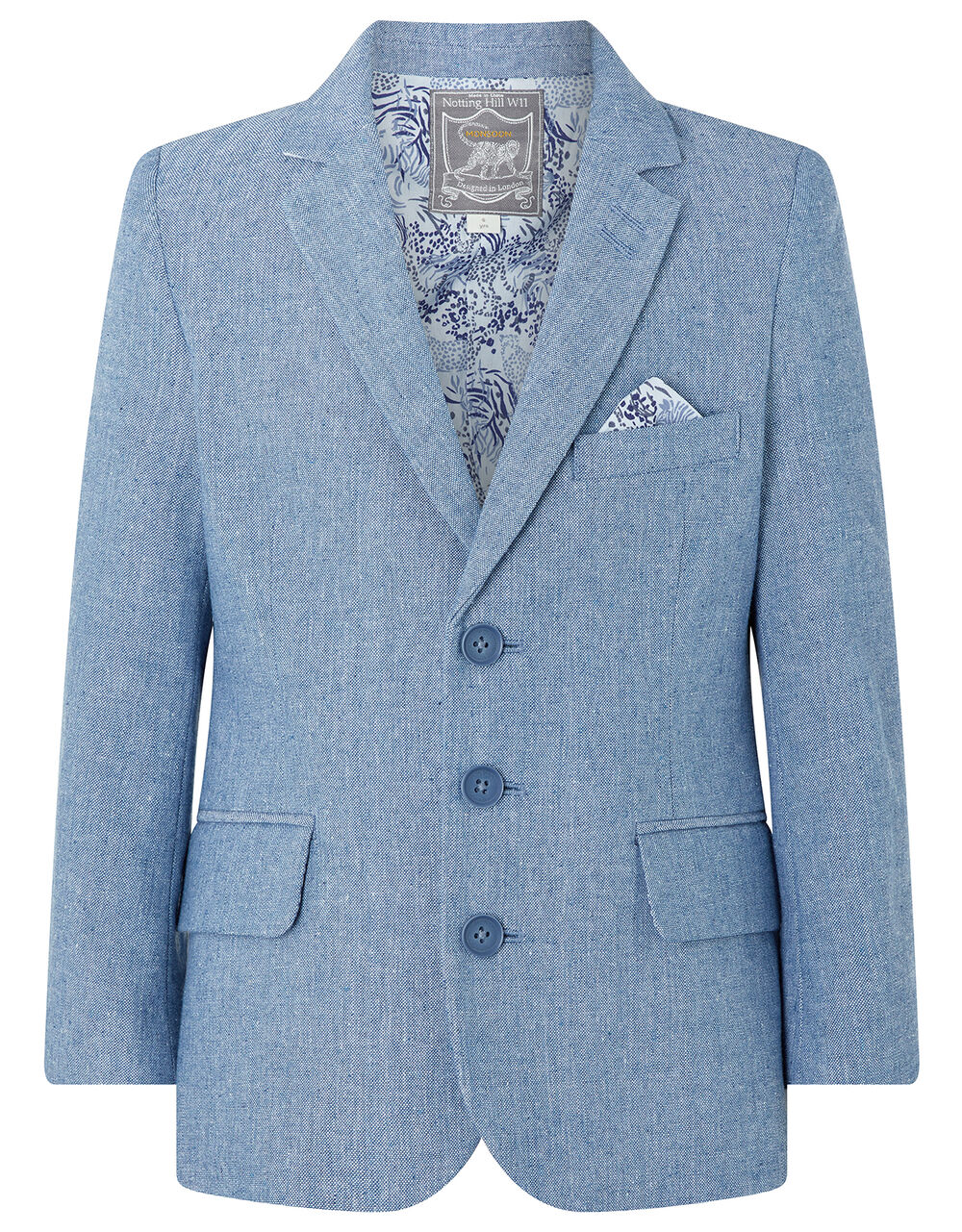 Nathan StandAlone Jacket Blue Boys' Suits & Sets Monsoon Global.