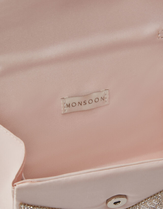 Embellished Pearl Bag & Hair Clip Set, , large