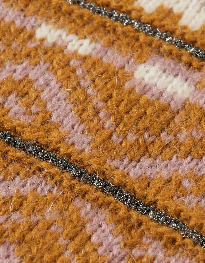 Scotch and Soda Metallic Fair Isle Jumper, Multi (MULTI), large