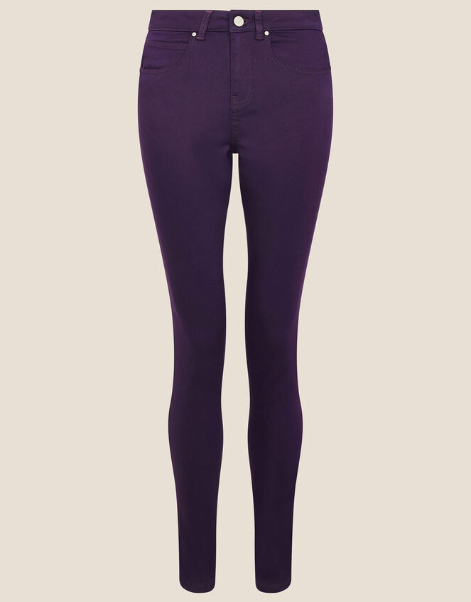 Nadine Regular-Length Skinny Jeans Purple