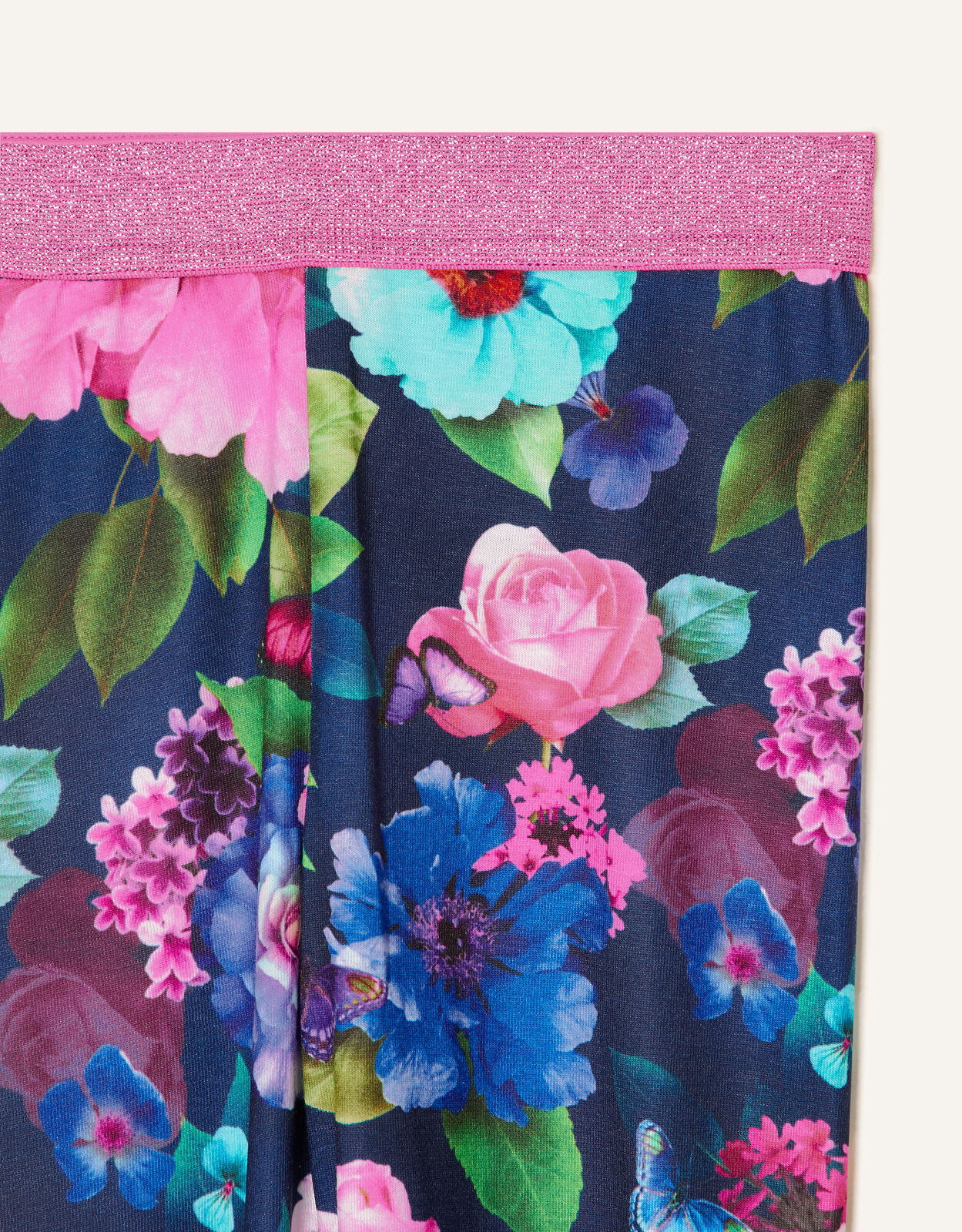 rose pattern leggings