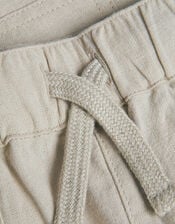 Plain Drawstring Shorts, Natural (STONE), large