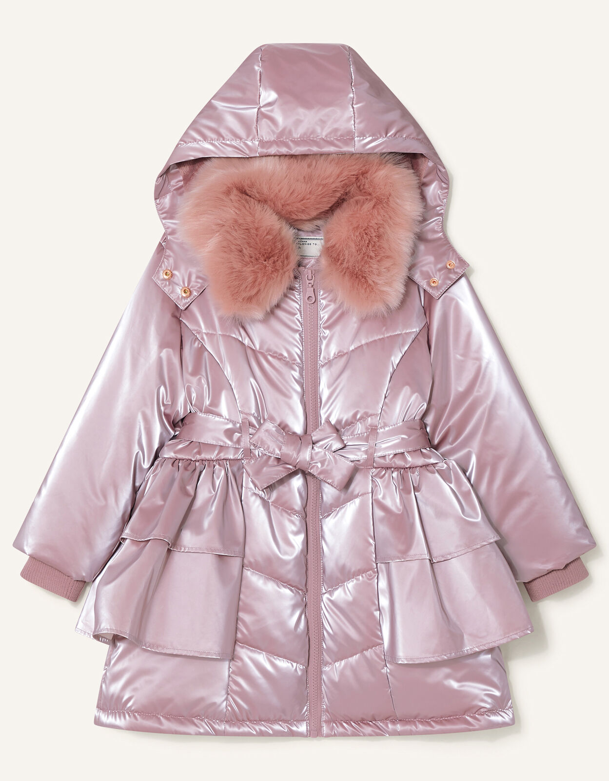 Girls skirted coat 2025