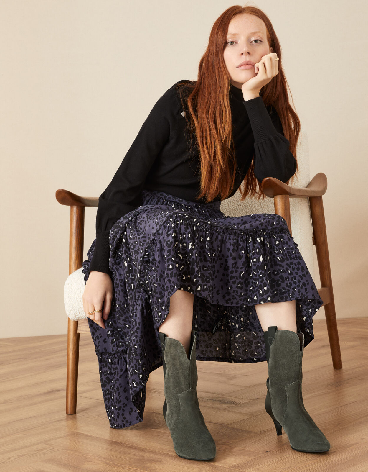 Mid calf shop dress boots