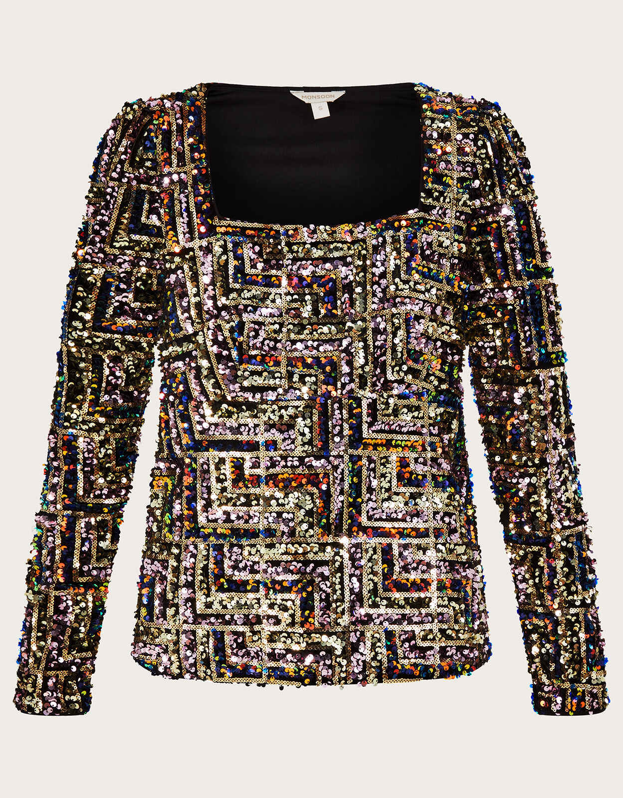 Monsoon sequin top 2025