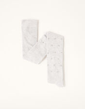 Star Stud Tights, Grey (GREY), large