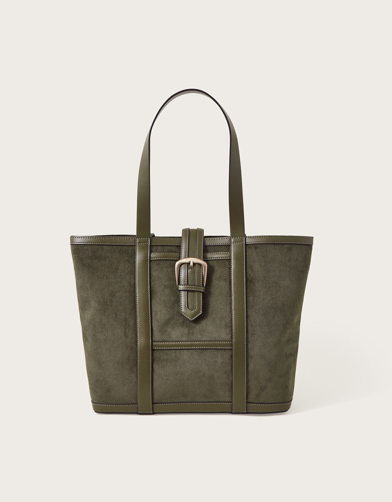 Cord Saddle Tote Bag