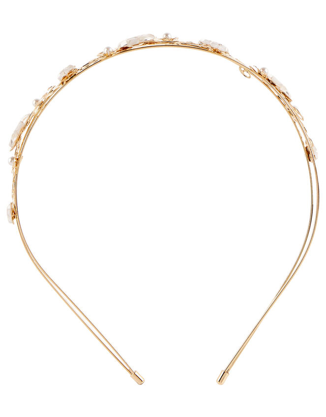 Valeria Gold Filigree Headband , , large