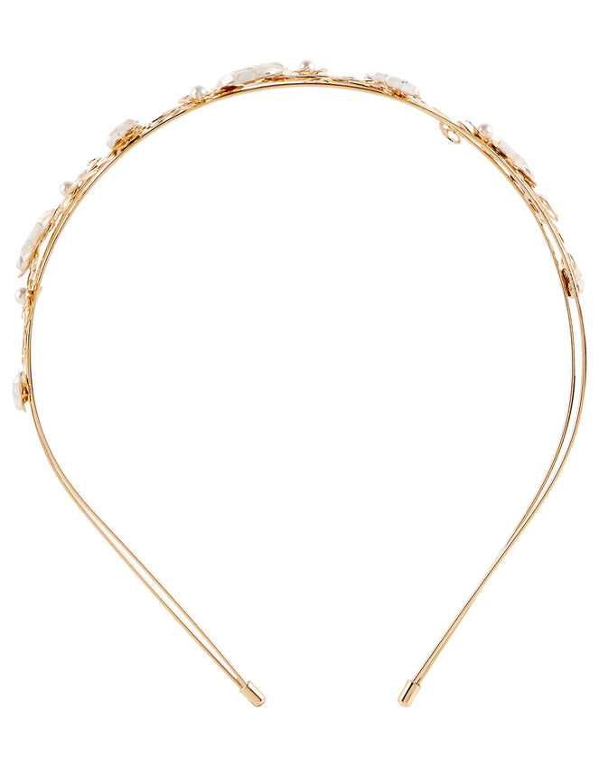 Valeria Gold Filigree Headband , , large
