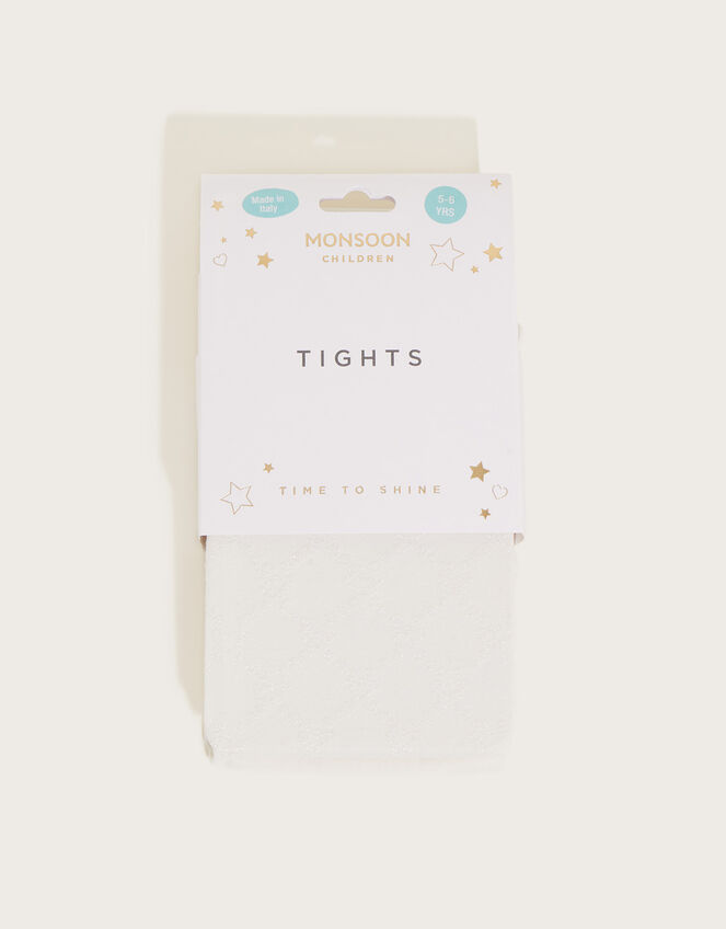 Plush Diamond Tights , Ivory (IVORY), large