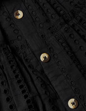 Broderie Top and Skirt Set, Black (BLACK), large