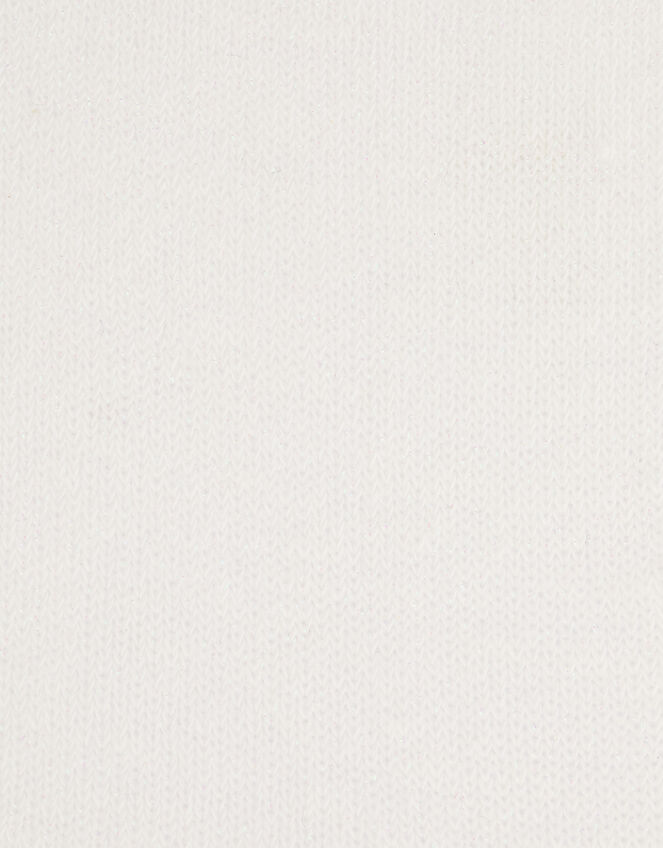 Baby Frosted Sparkle Knit Tights, Ivory (IVORY), large