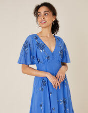 ARTISAN Amira Embellished Dress, Blue (BLUE), large