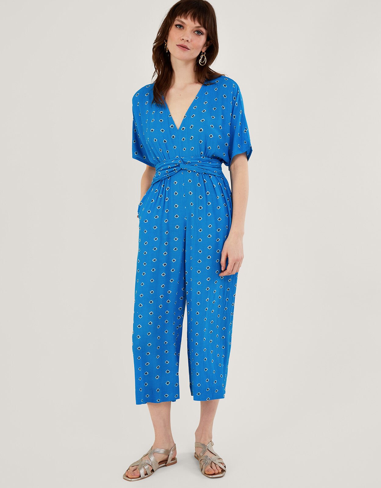 Monsoon best sale blue jumpsuit
