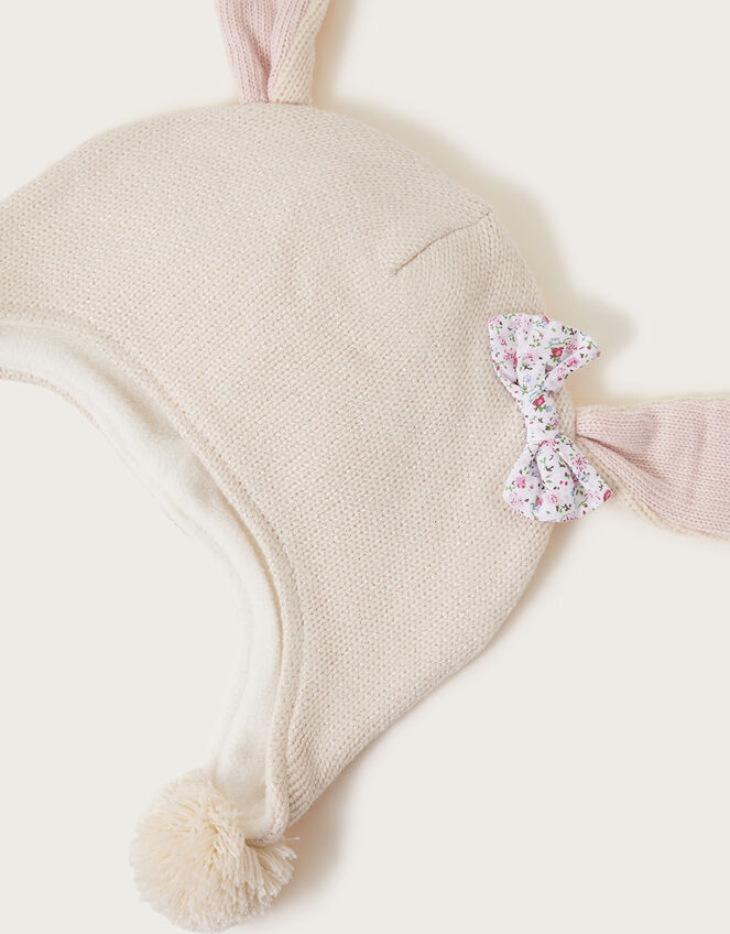 Baby Ellie Bunny Nepal Hat, Camel (OATMEAL), large