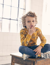 Digger Sweatshirt, Yellow (MUSTARD), large