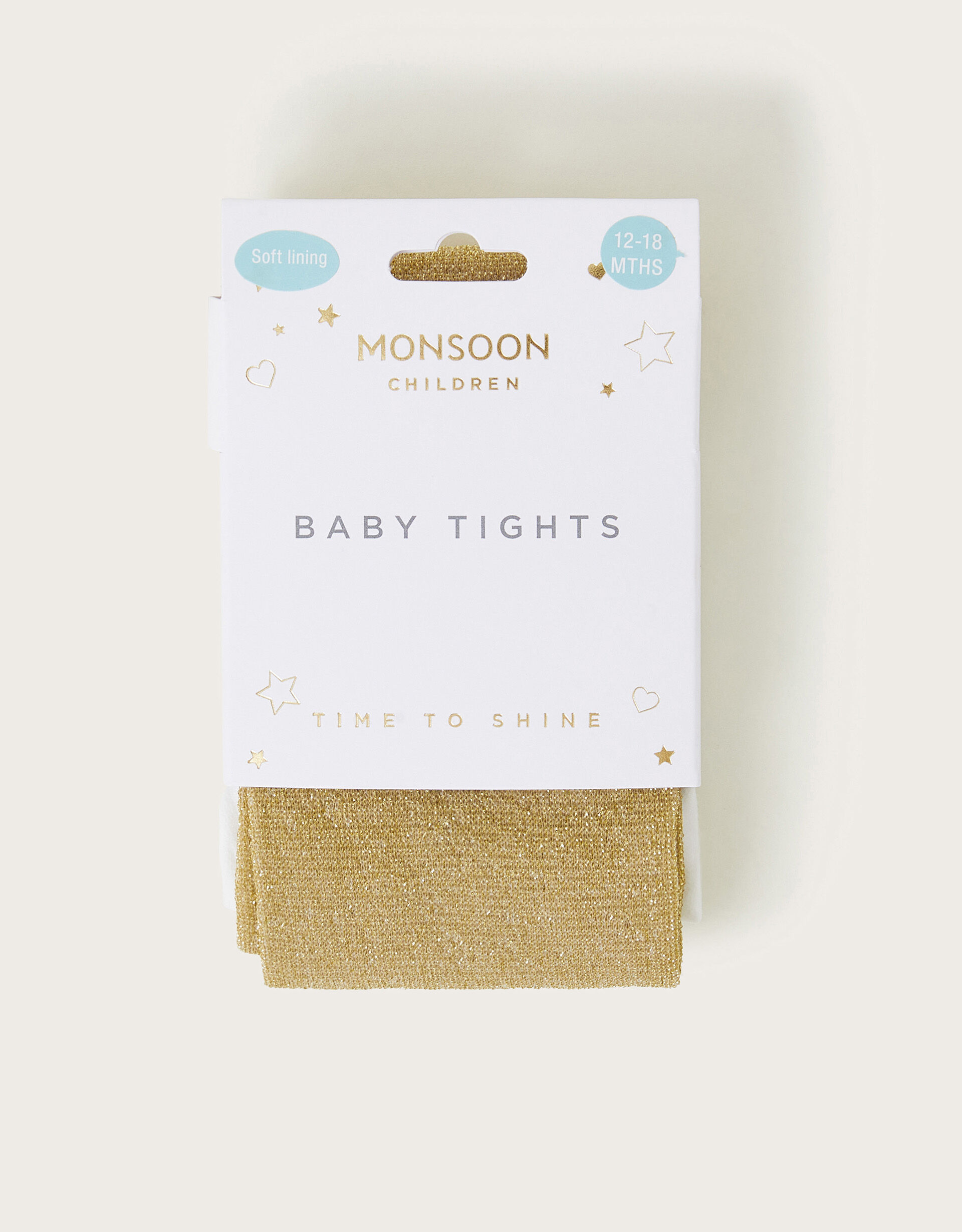 Baby Sparkly Tights Gold