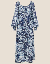 Briony Shimmer Butterfly Dress, Blue (NAVY), large