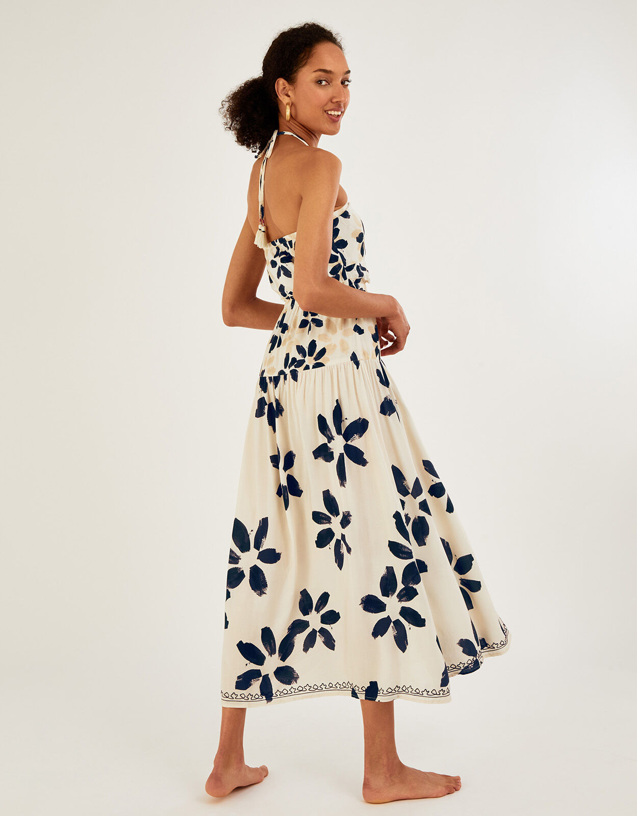 Monsoon halter hot sale neck dress