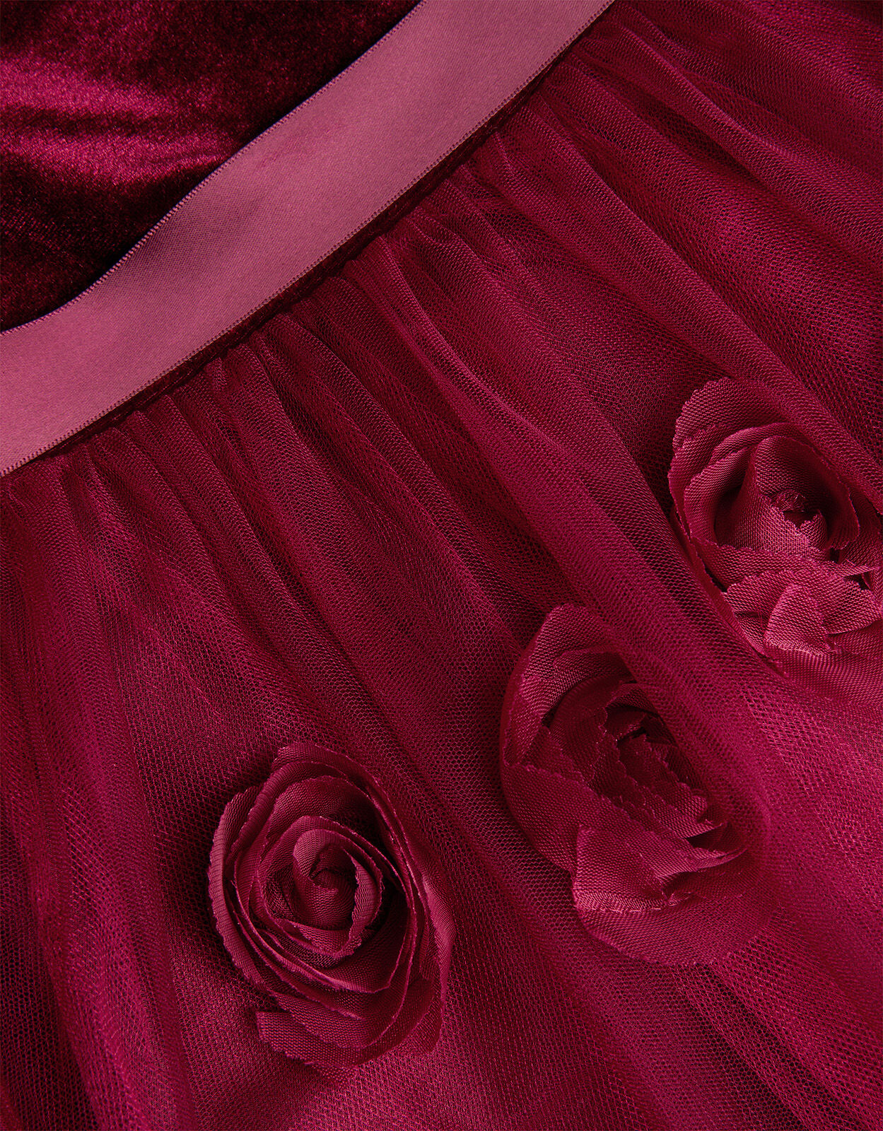 Monsoon red velvet dress shop