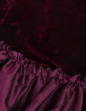 Ohio A-Line Velvet Prom Dress, Purple (PURPLE), large