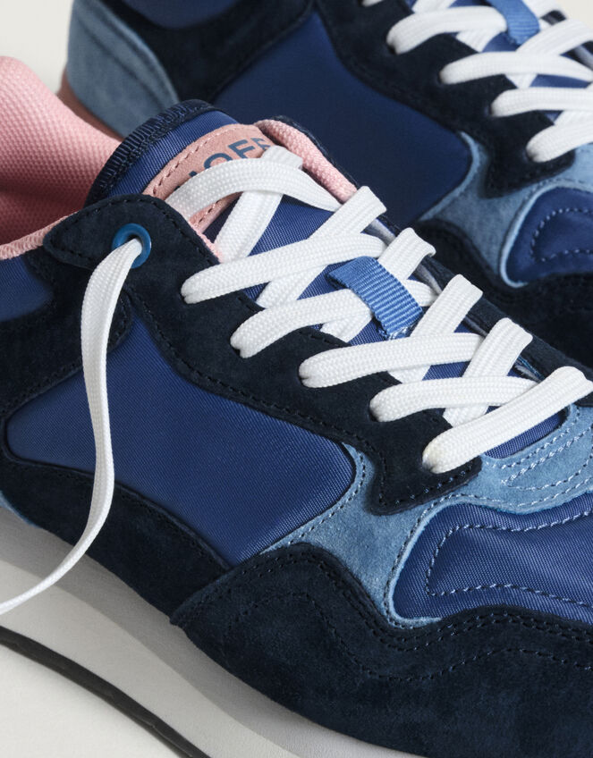 Hoff Cork Trainers, Blue (NAVY), large