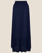 Maxi Beach Skirt, Blue (NAVY), large