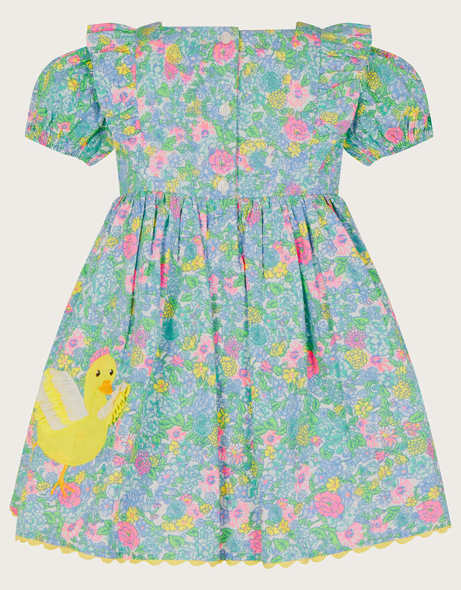 Baby Spring Chick Ditsy Print Dress, Green (GREEN), large