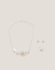 Flower & Butterfly Jewelry Set, , large