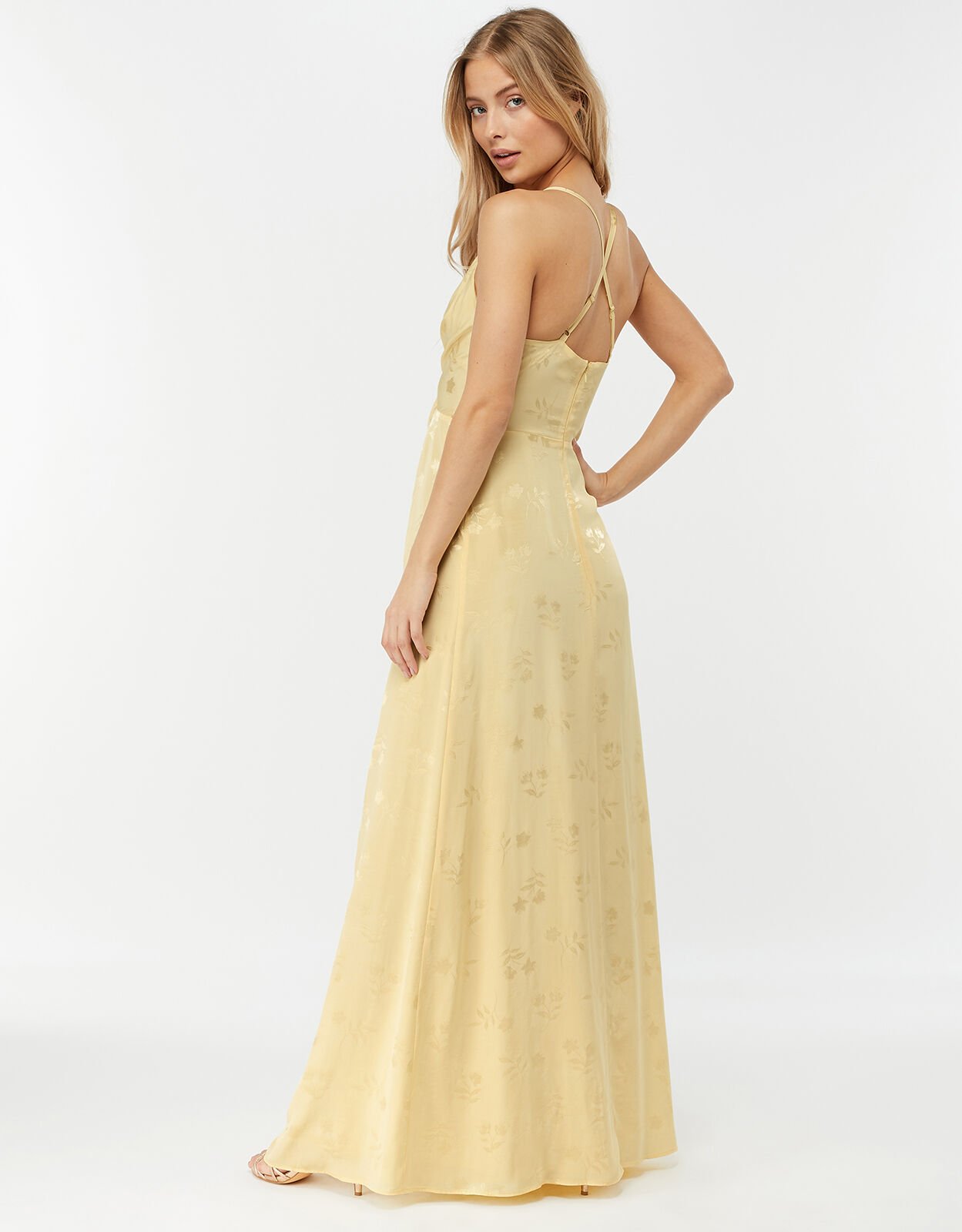Karlie knot front jacquard dress 2025