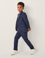 Oliver Check Pocket Detail Blazer, Blue (NAVY), large