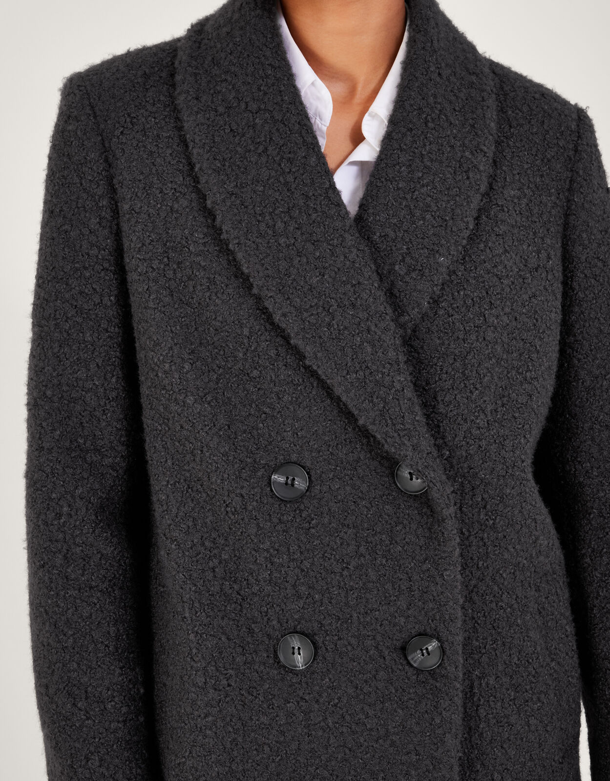 Boucle coat uk discount