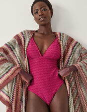 Ava Zig Zag Beach Cover Up, , large